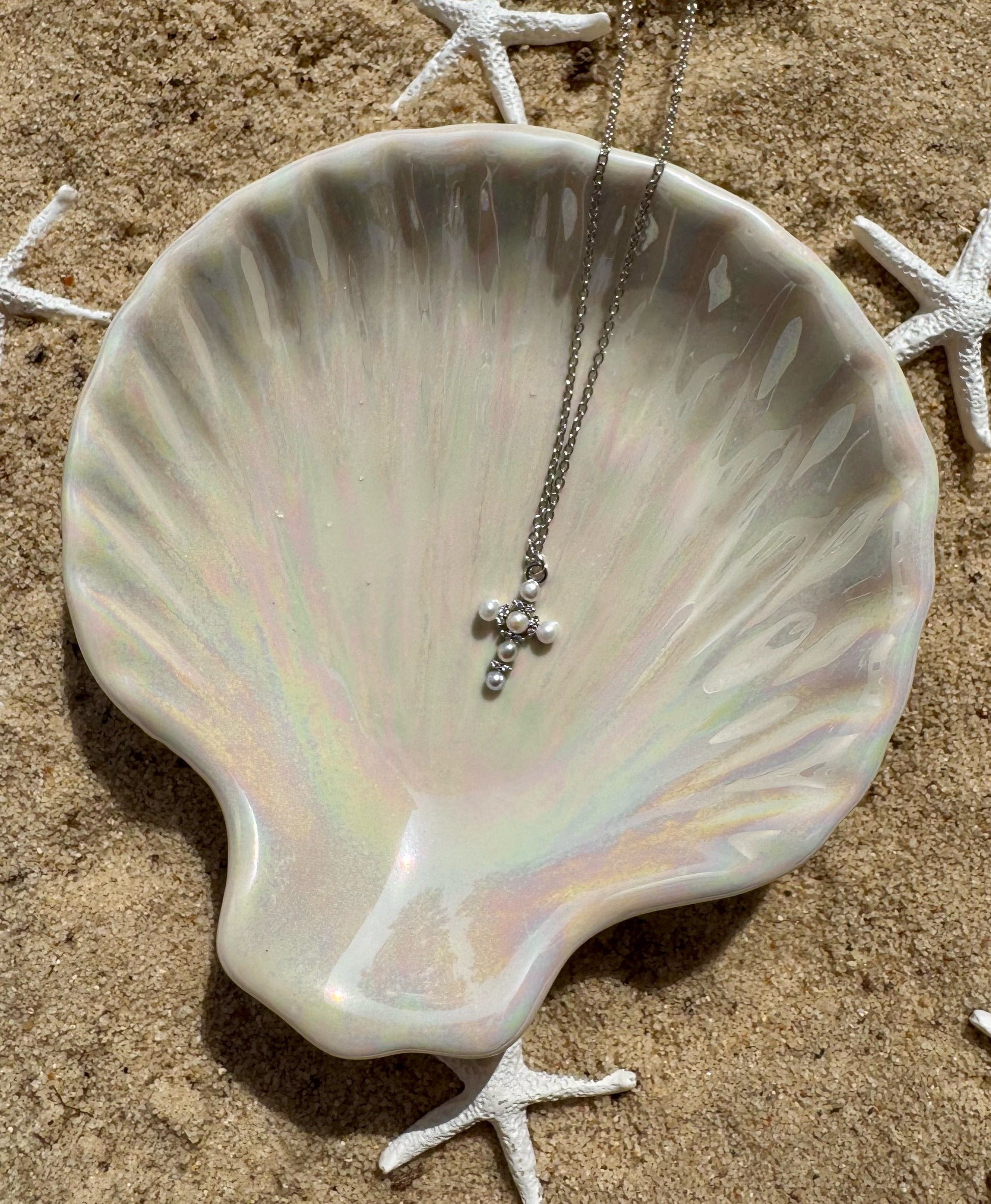 Judith Mini Cross Necklace