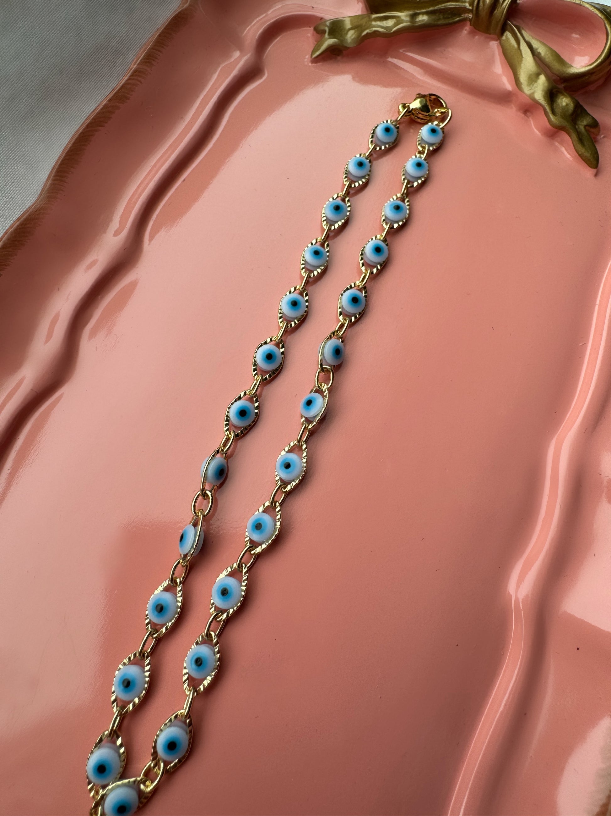 Ivy Evil Eye Anklet