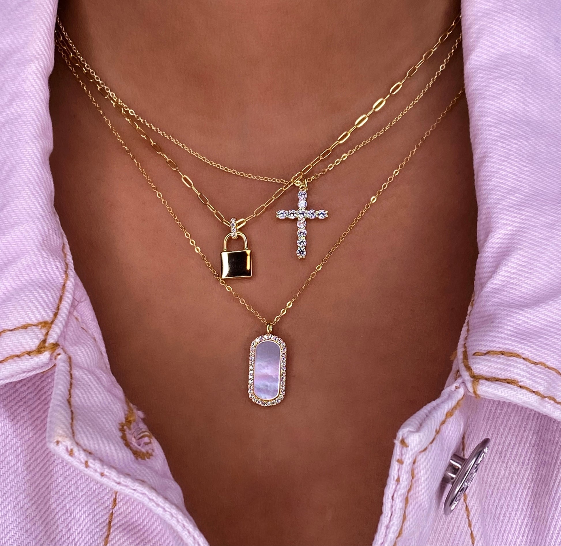 Dina Lock Necklace