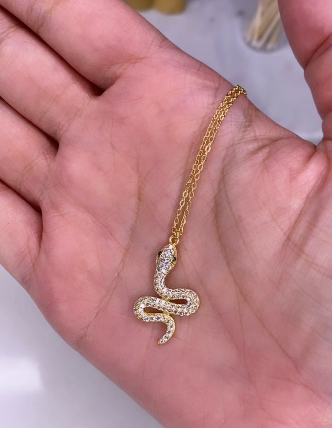 Sienna Snake Necklace