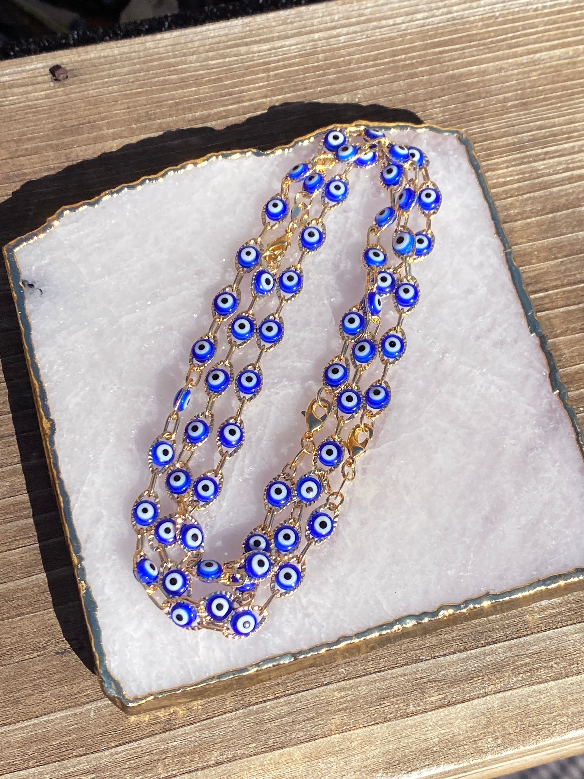 Ivy Evil Eye Anklet