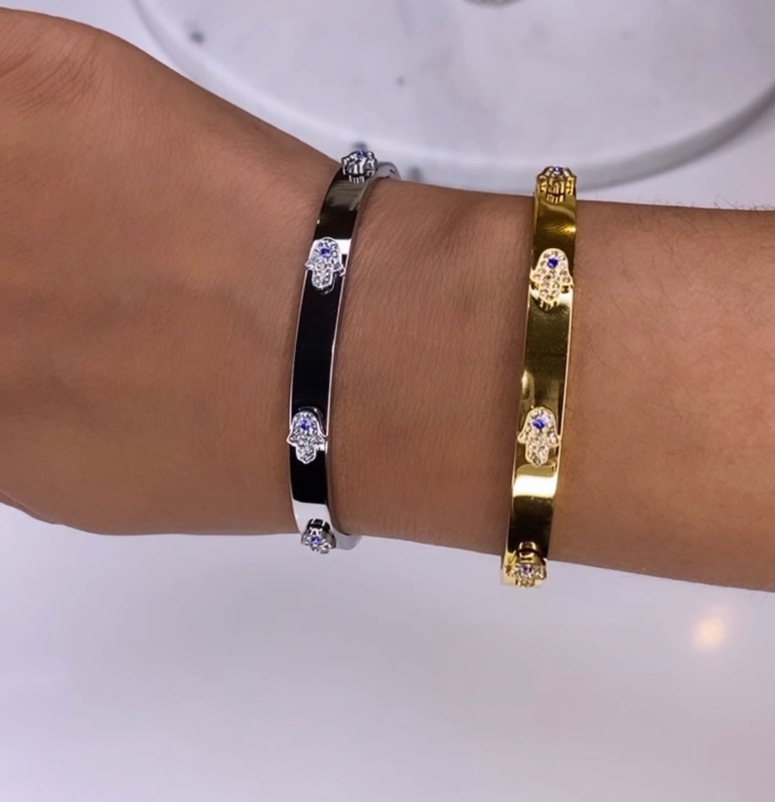 Heidi Hamsa Bangle