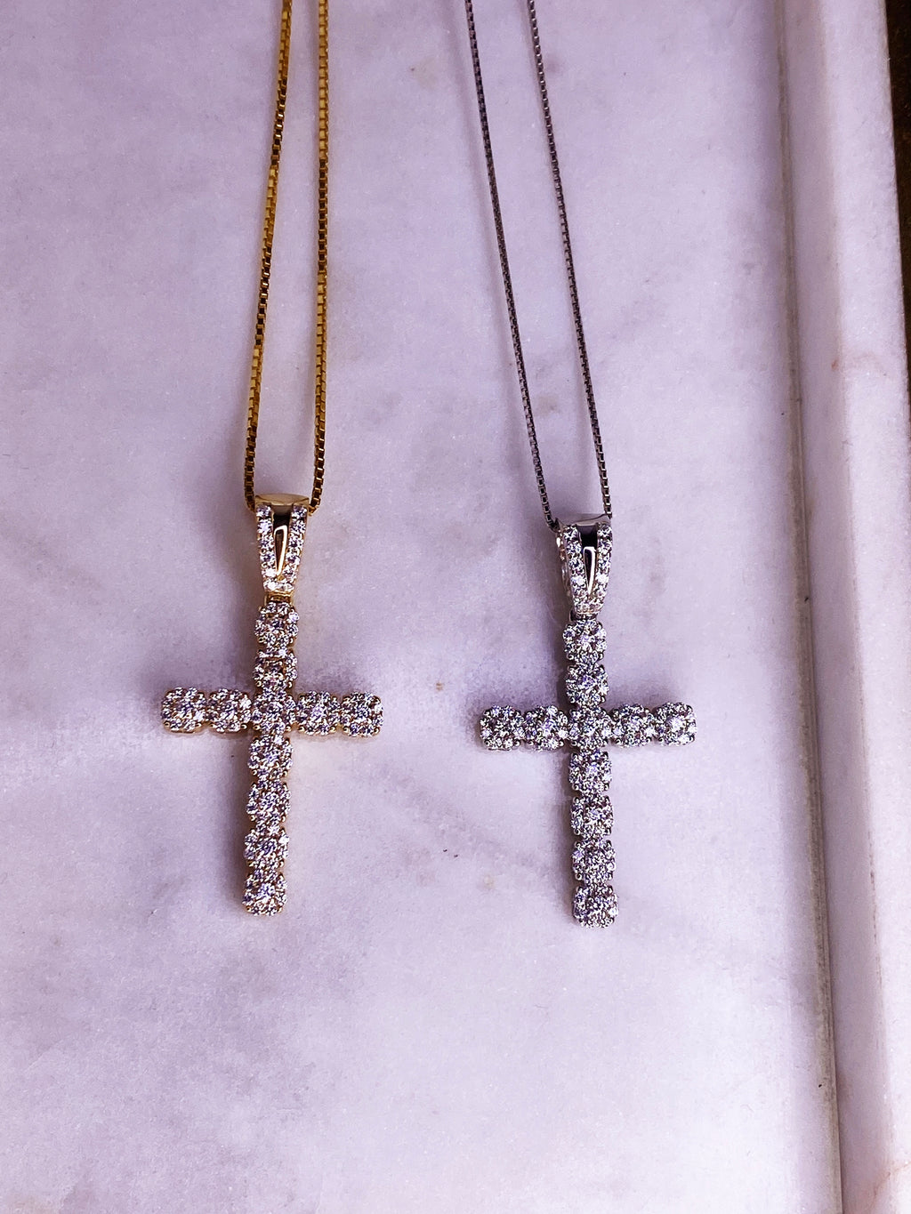 Venus Cross Necklace