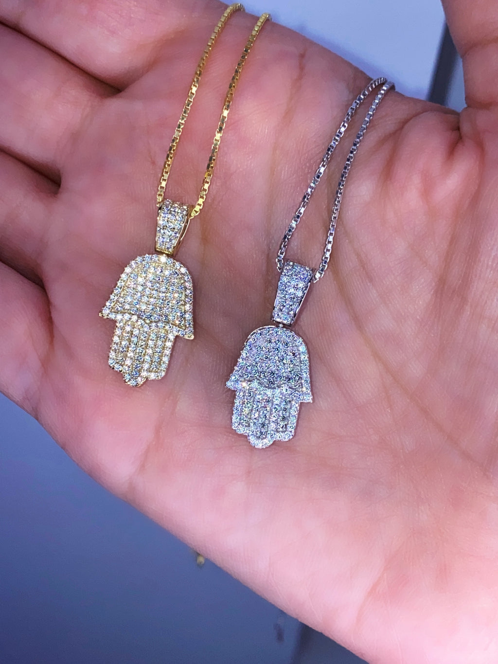 Loren Hamsa Necklace