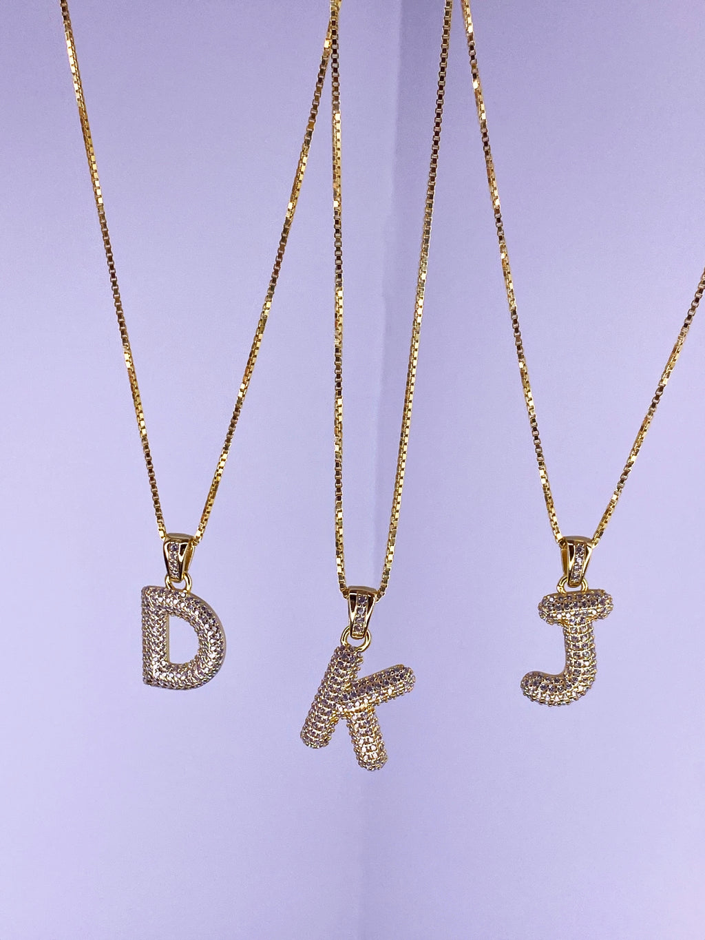 DKJ Initial Necklace