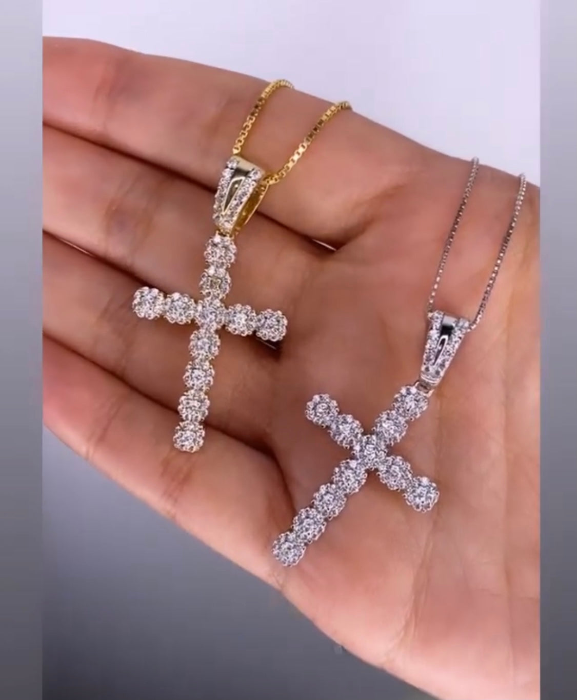 Venus Cross Necklace