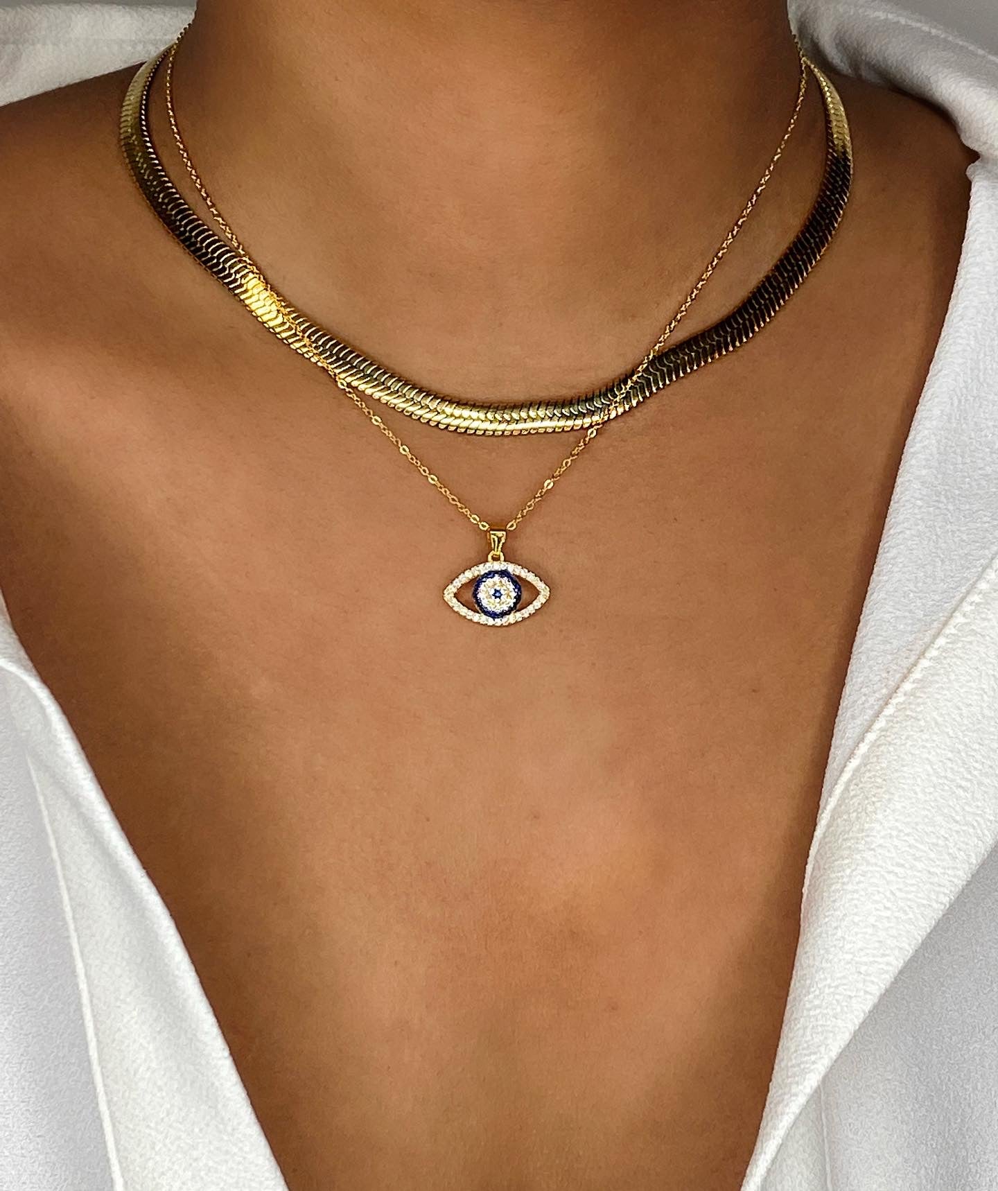 Ivette Herringbone Necklace