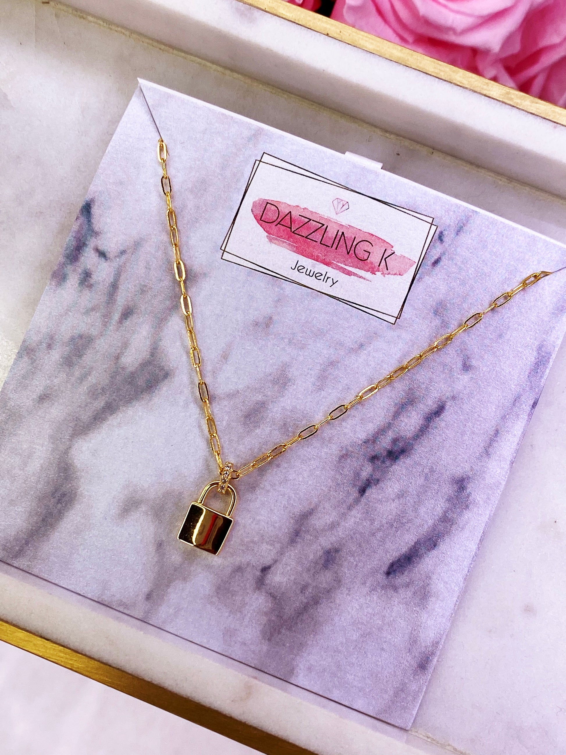 Dina Lock Necklace