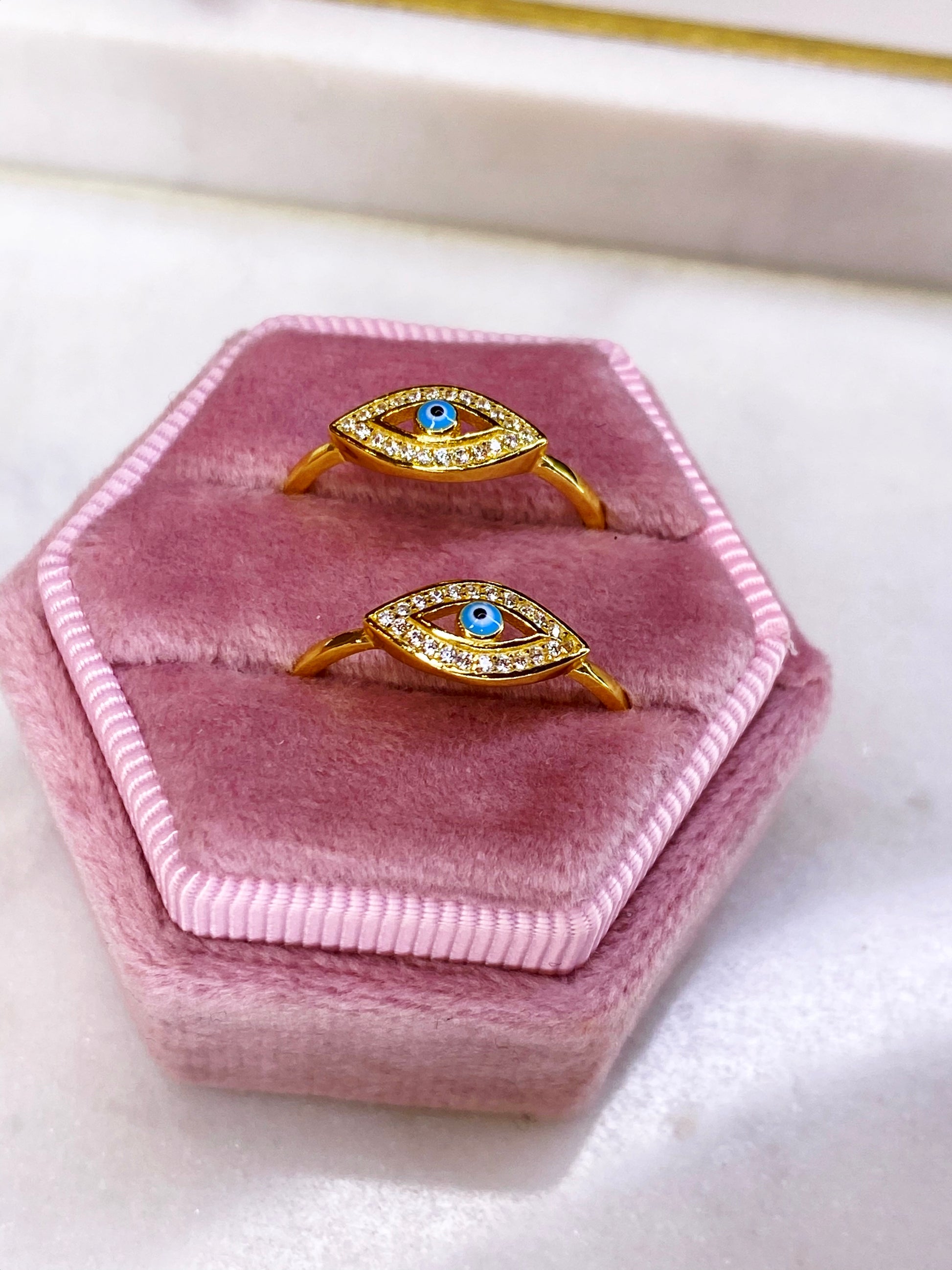 Lena Evil Eye Ring