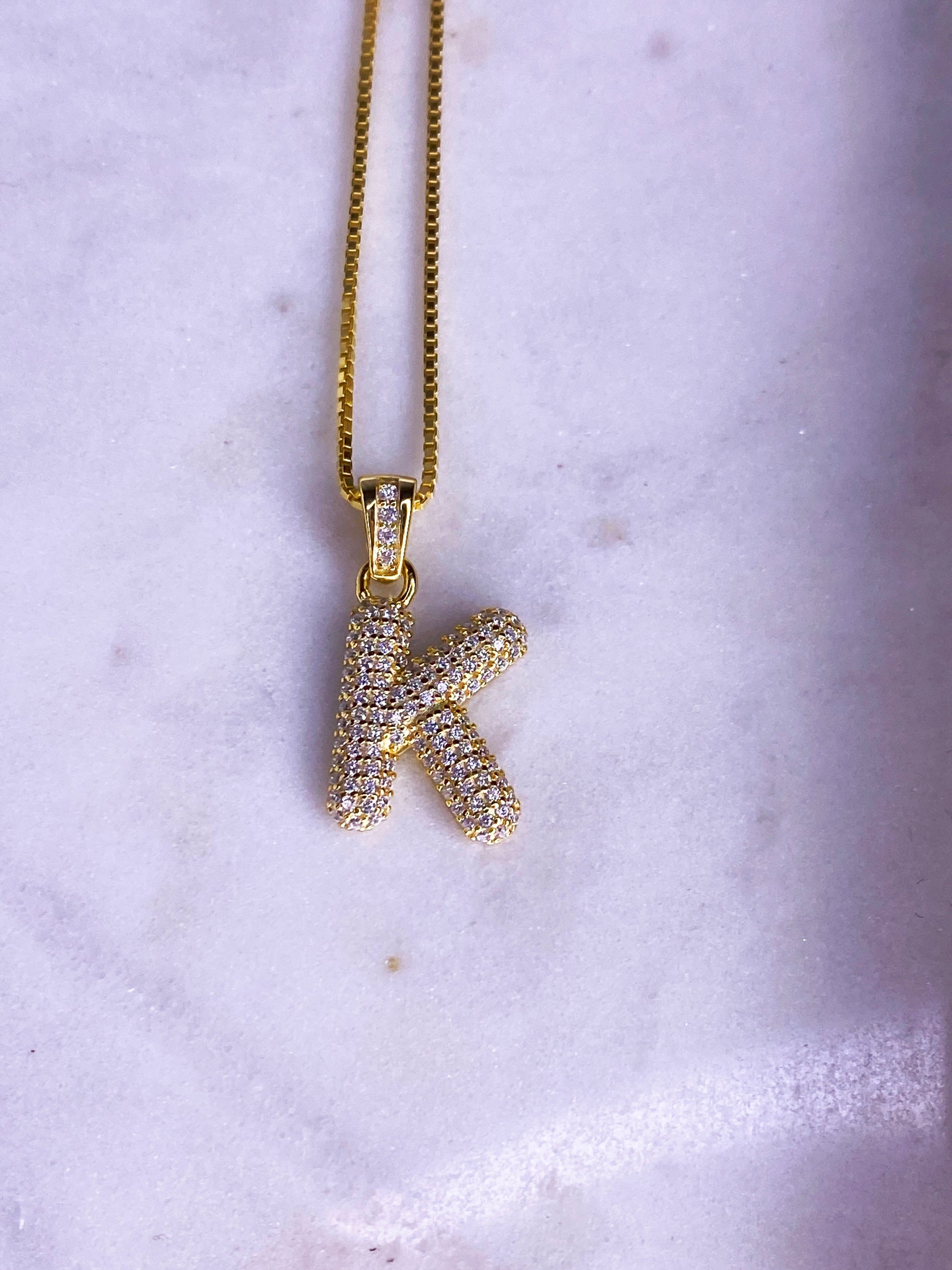 DKJ Initial Necklace