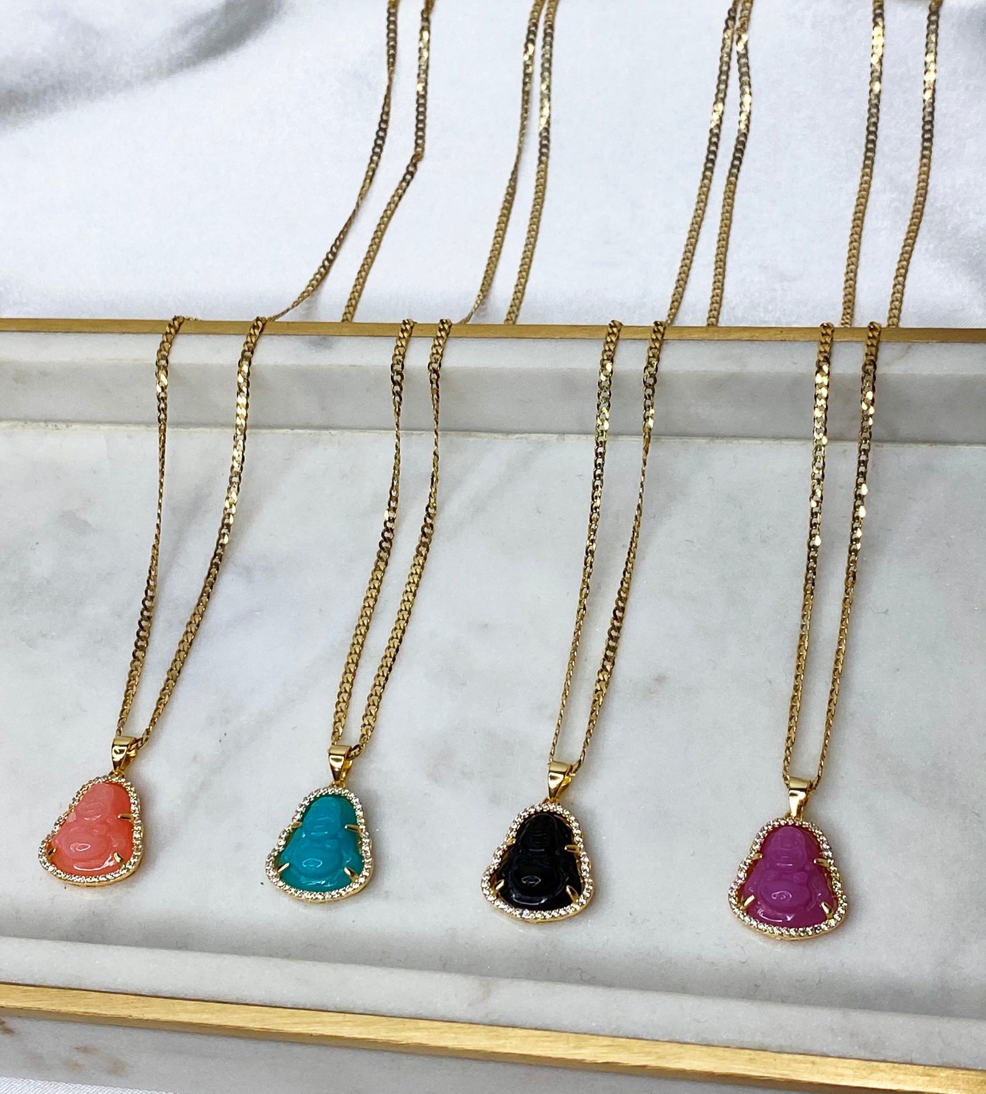 Nilsa Mini Buddha Necklace