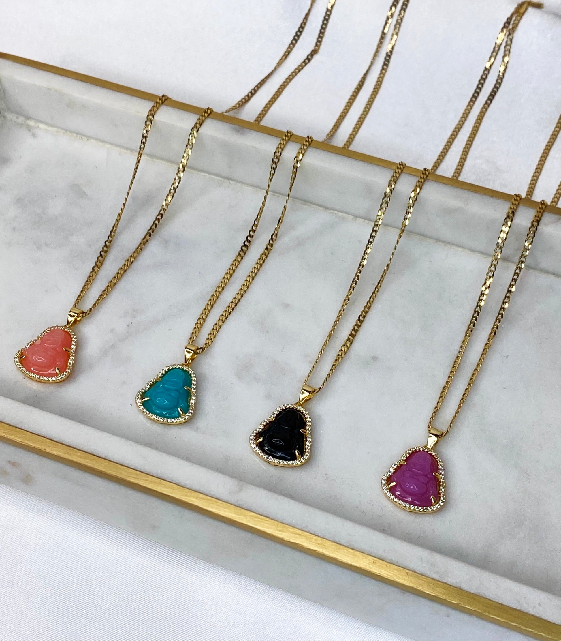 Nilsa Mini Buddha Necklace