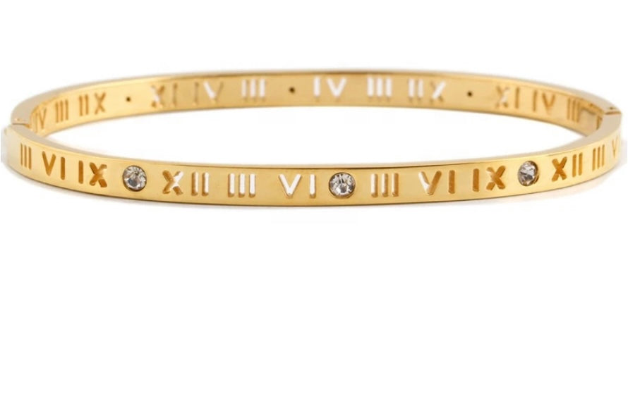 Athena Roman Numeral Bracelet