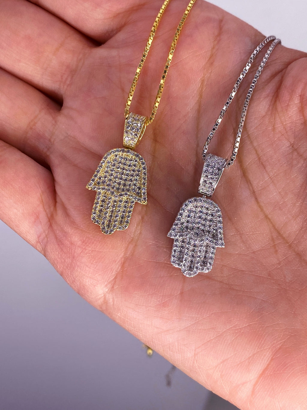 Loren Hamsa Necklace
