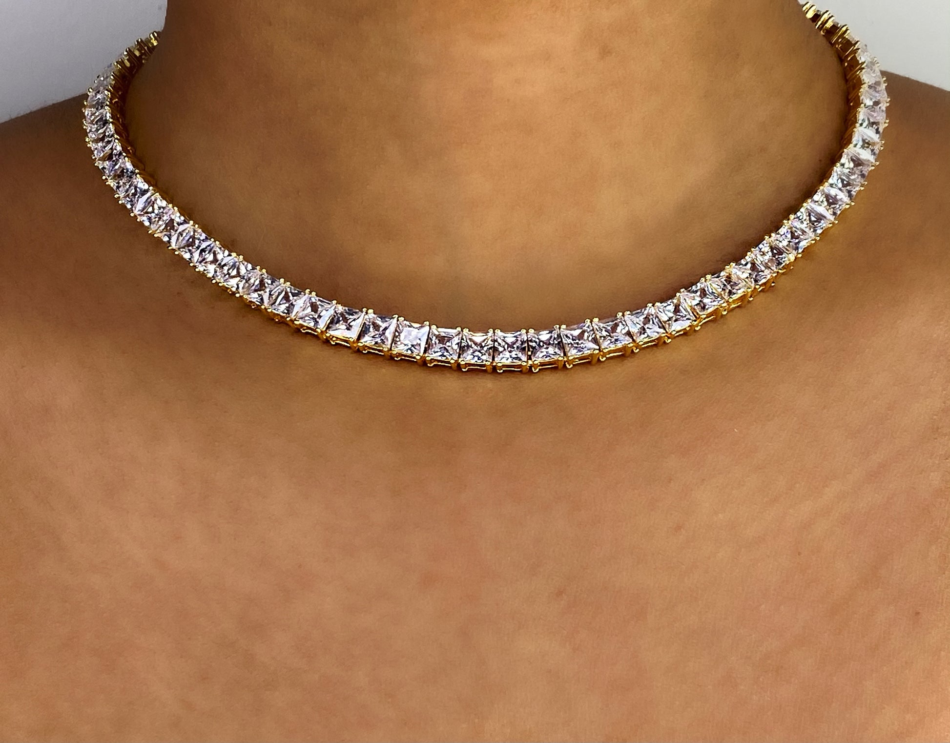 Mina Tennis Necklace