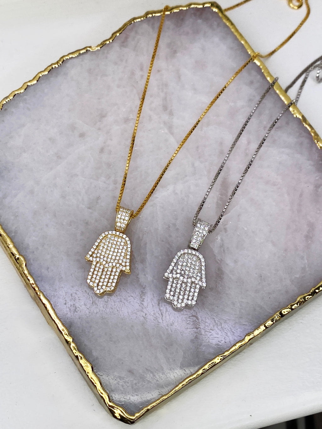 Loren Hamsa Necklace