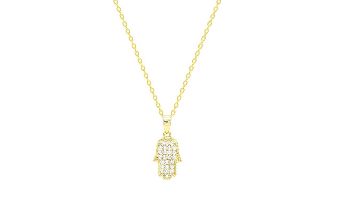Jaz Mini Hamsa Necklace