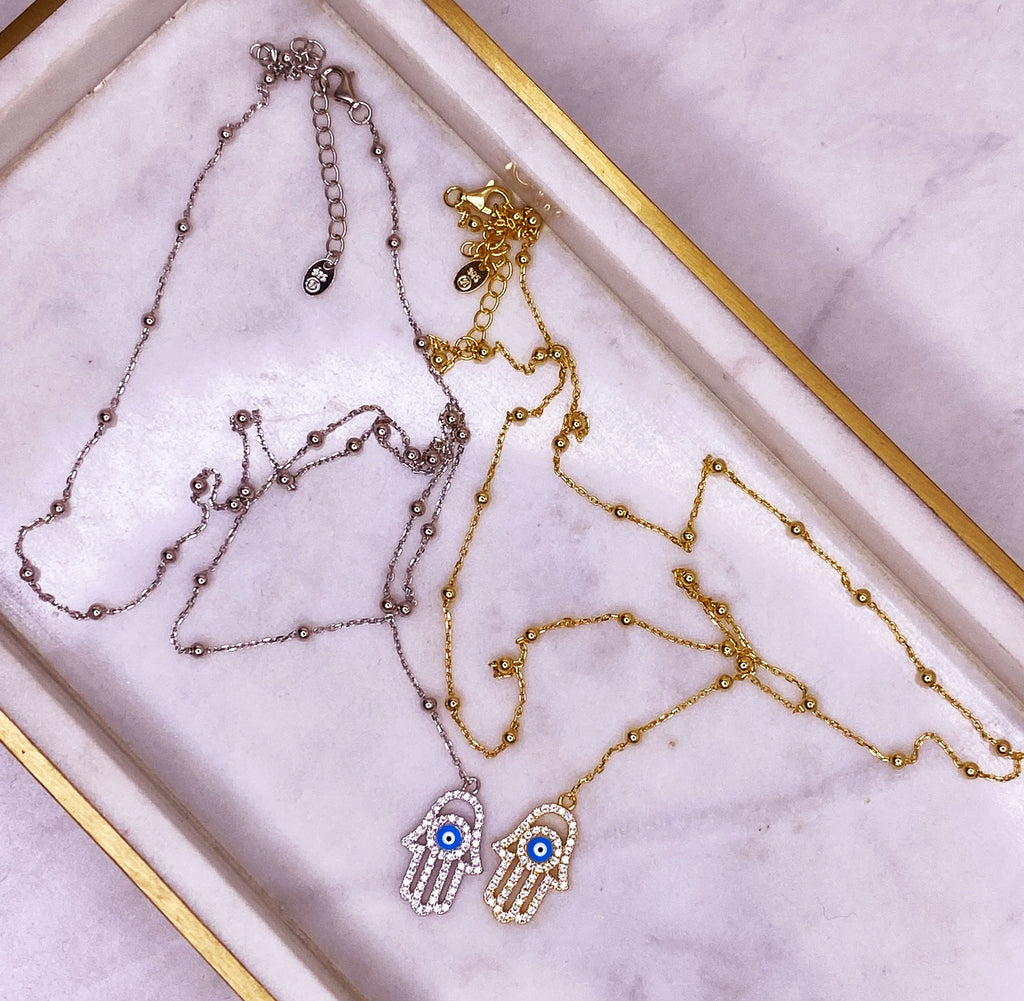 Giselle Hamsa Necklace
