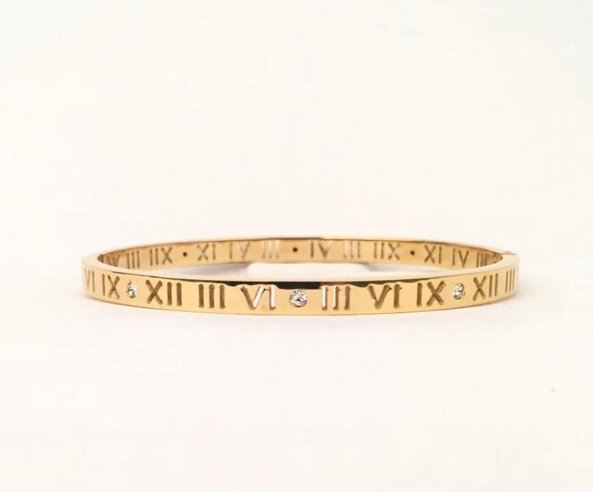 Athena Roman Numeral Bracelet