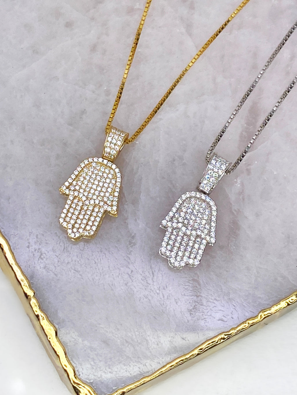 Loren Hamsa Necklace