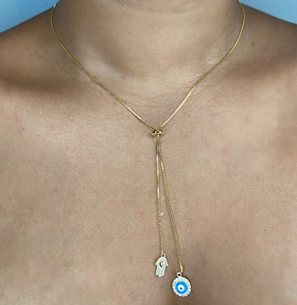 Yaneli Evil Eye Necklace