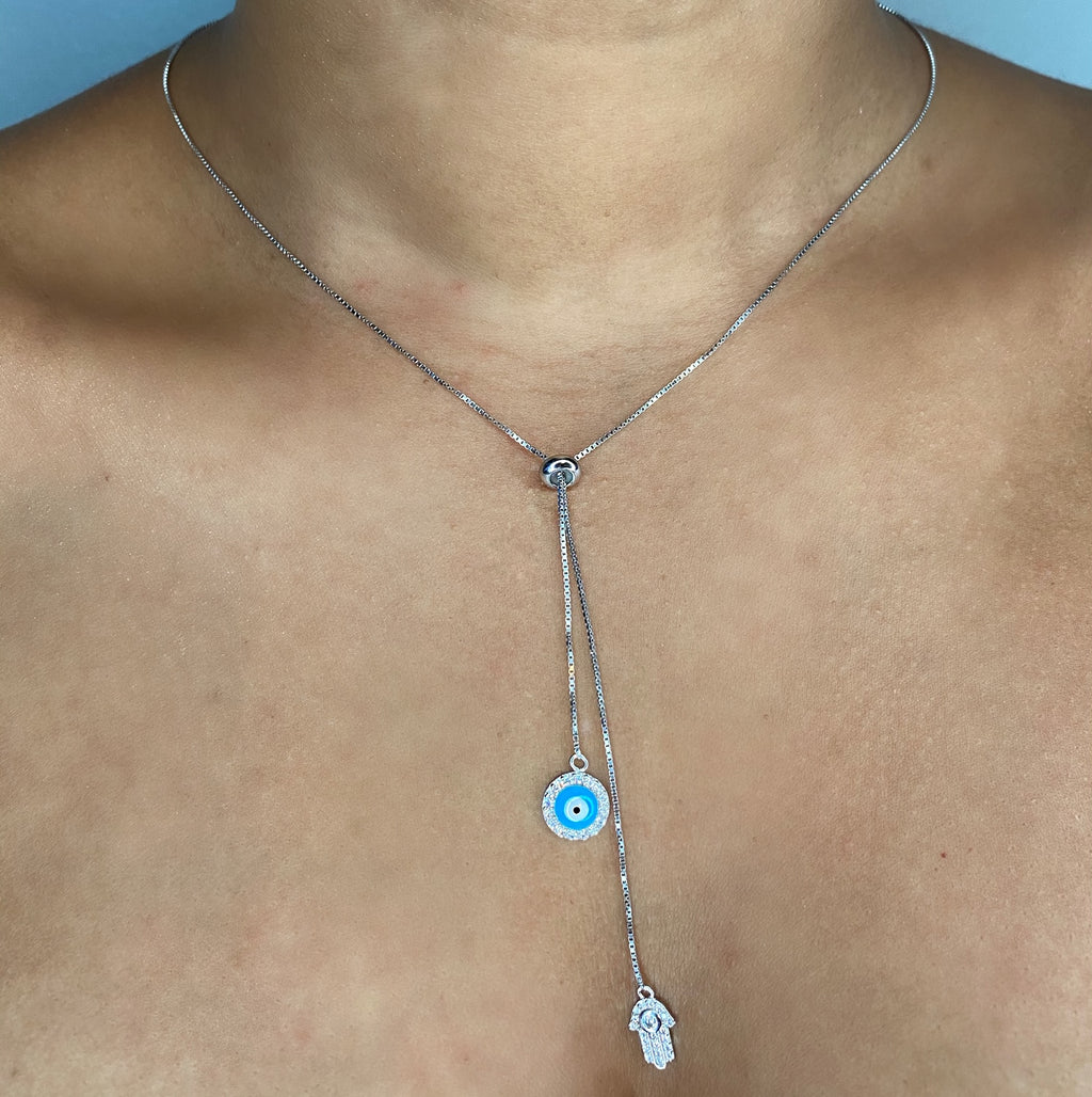 Yaneli Evil Eye Necklace