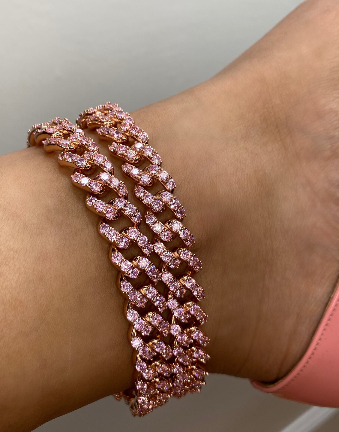 Icy Cuban Link Anklet