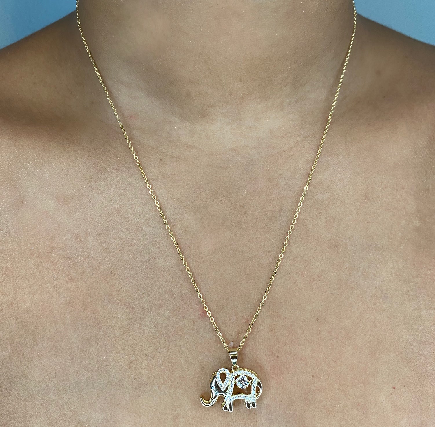 Pamela Elephant Necklace