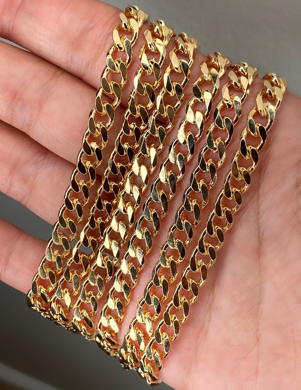 Gold Cuban Link Anklet