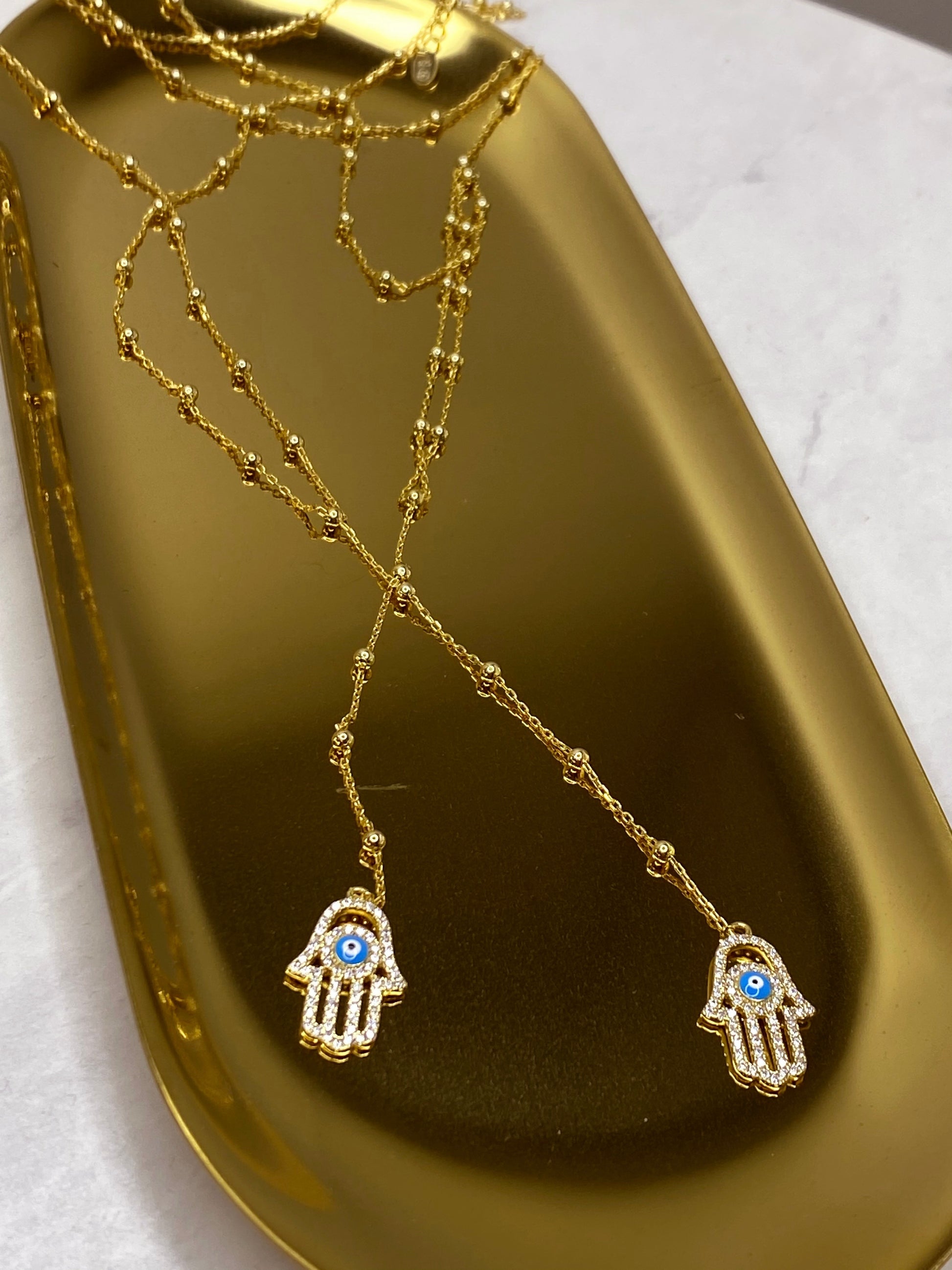 Giselle Hamsa Necklace