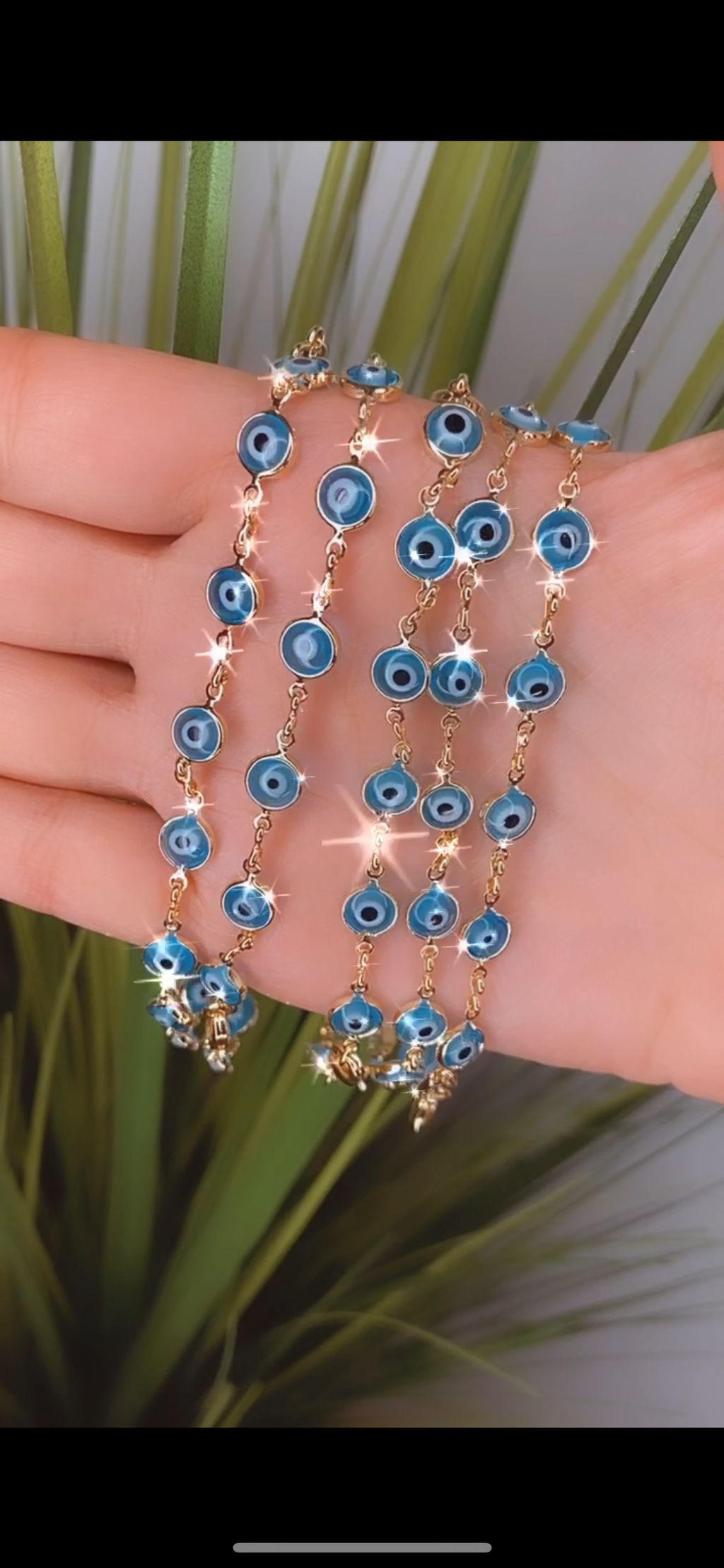 Blue Evil Eye Anklet