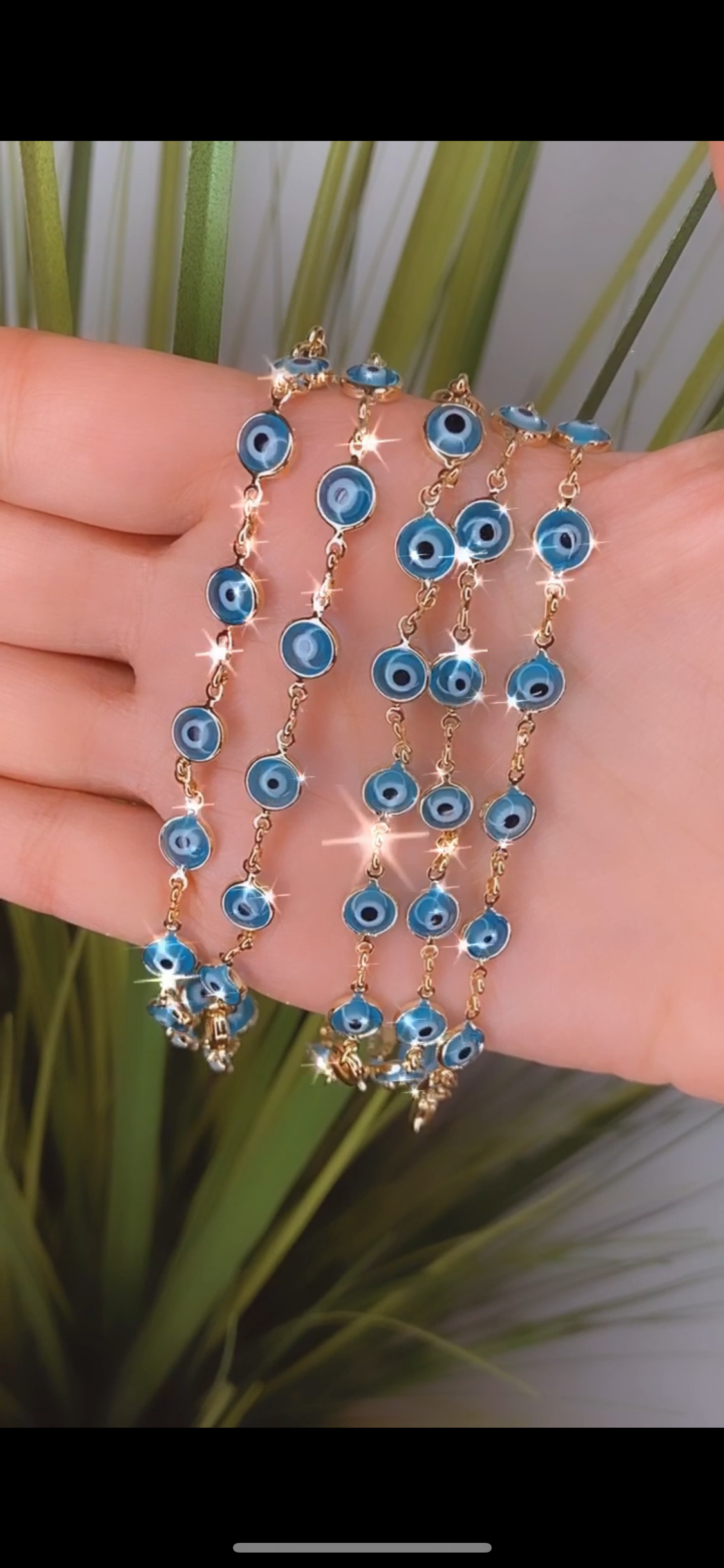 Blue Evil Eye Anklet